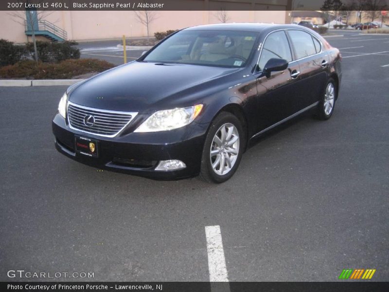 Black Sapphire Pearl / Alabaster 2007 Lexus LS 460 L