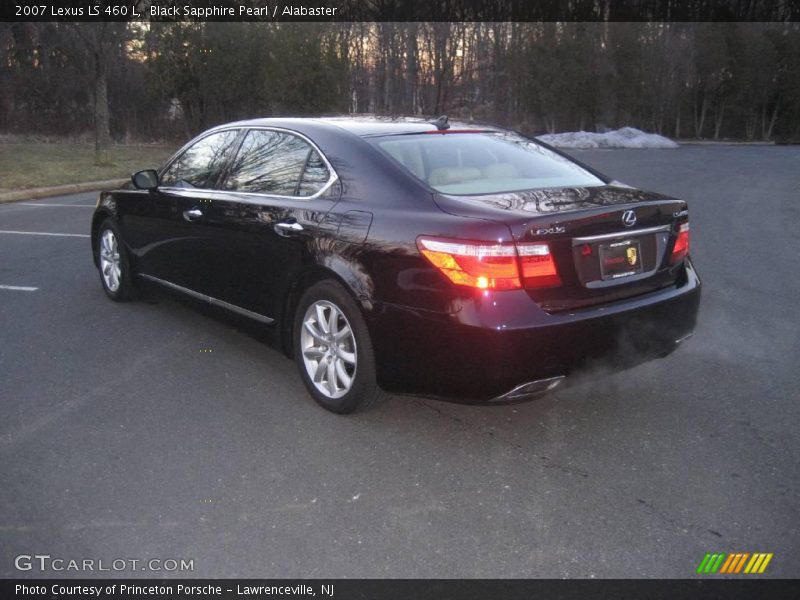 Black Sapphire Pearl / Alabaster 2007 Lexus LS 460 L