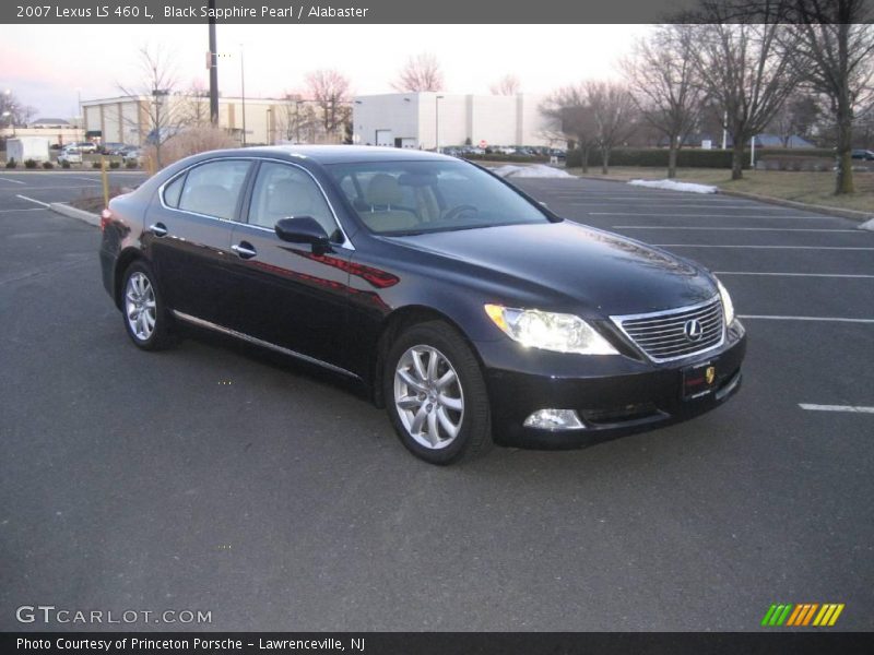 Black Sapphire Pearl / Alabaster 2007 Lexus LS 460 L
