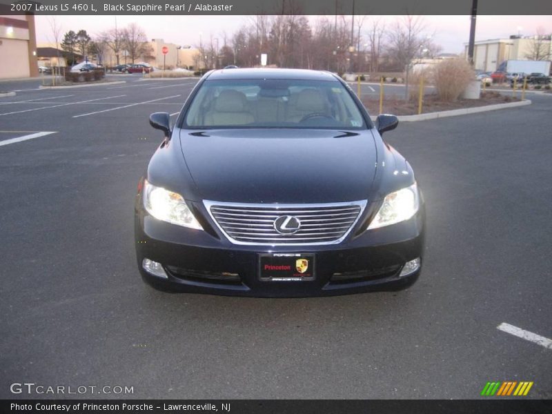 Black Sapphire Pearl / Alabaster 2007 Lexus LS 460 L