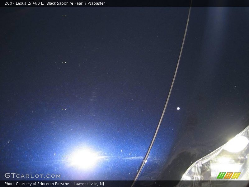 Black Sapphire Pearl / Alabaster 2007 Lexus LS 460 L