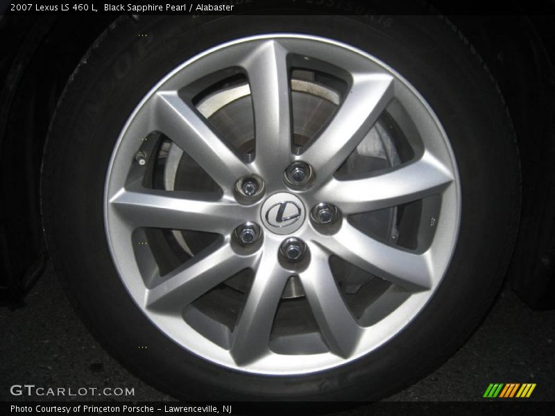 Black Sapphire Pearl / Alabaster 2007 Lexus LS 460 L