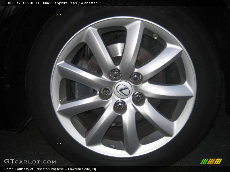 Black Sapphire Pearl / Alabaster 2007 Lexus LS 460 L