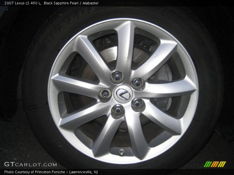 Black Sapphire Pearl / Alabaster 2007 Lexus LS 460 L