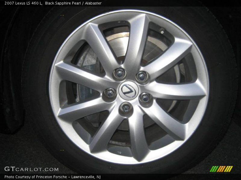 Black Sapphire Pearl / Alabaster 2007 Lexus LS 460 L