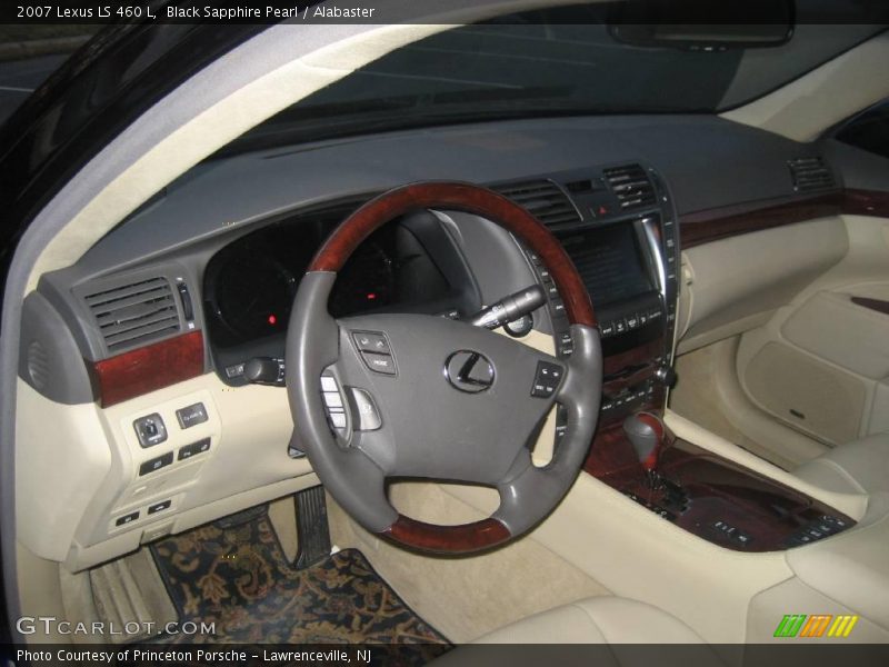 Black Sapphire Pearl / Alabaster 2007 Lexus LS 460 L