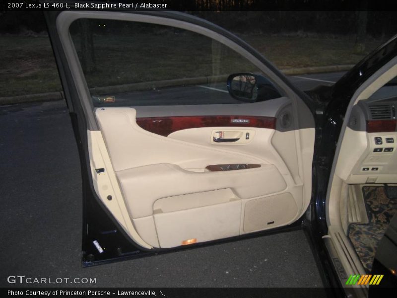 Black Sapphire Pearl / Alabaster 2007 Lexus LS 460 L