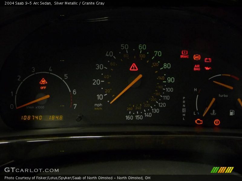 Silver Metallic / Granite Gray 2004 Saab 9-5 Arc Sedan