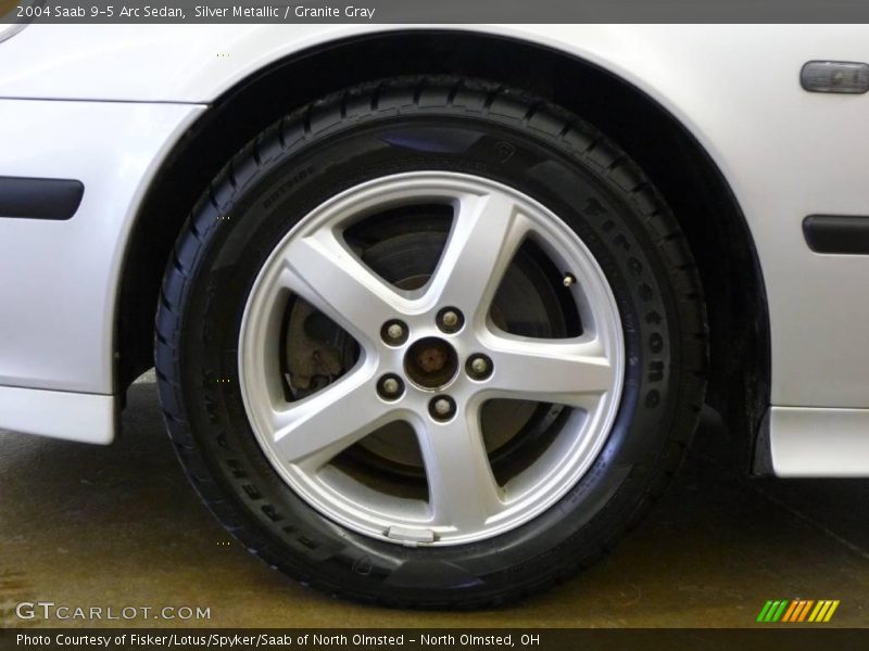 Silver Metallic / Granite Gray 2004 Saab 9-5 Arc Sedan