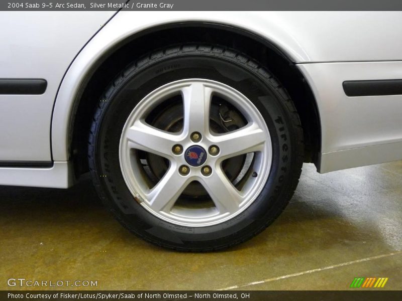 Silver Metallic / Granite Gray 2004 Saab 9-5 Arc Sedan