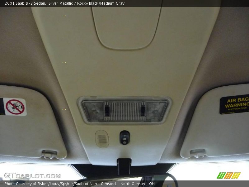 Silver Metallic / Rocky Black/Medium Gray 2001 Saab 9-3 Sedan