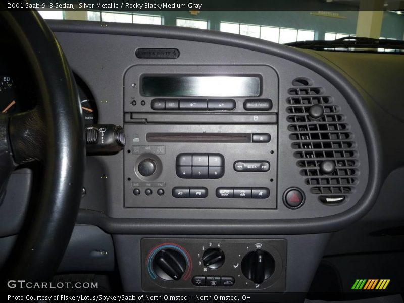 Silver Metallic / Rocky Black/Medium Gray 2001 Saab 9-3 Sedan