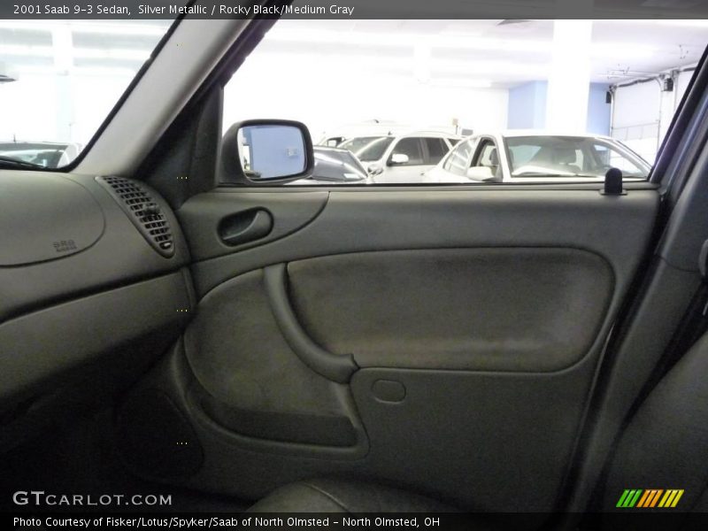 Silver Metallic / Rocky Black/Medium Gray 2001 Saab 9-3 Sedan
