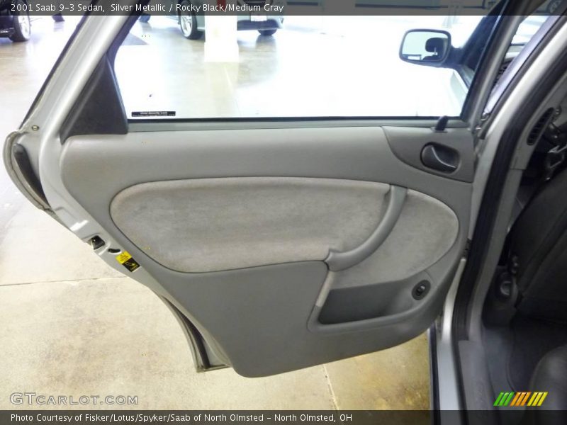 Silver Metallic / Rocky Black/Medium Gray 2001 Saab 9-3 Sedan