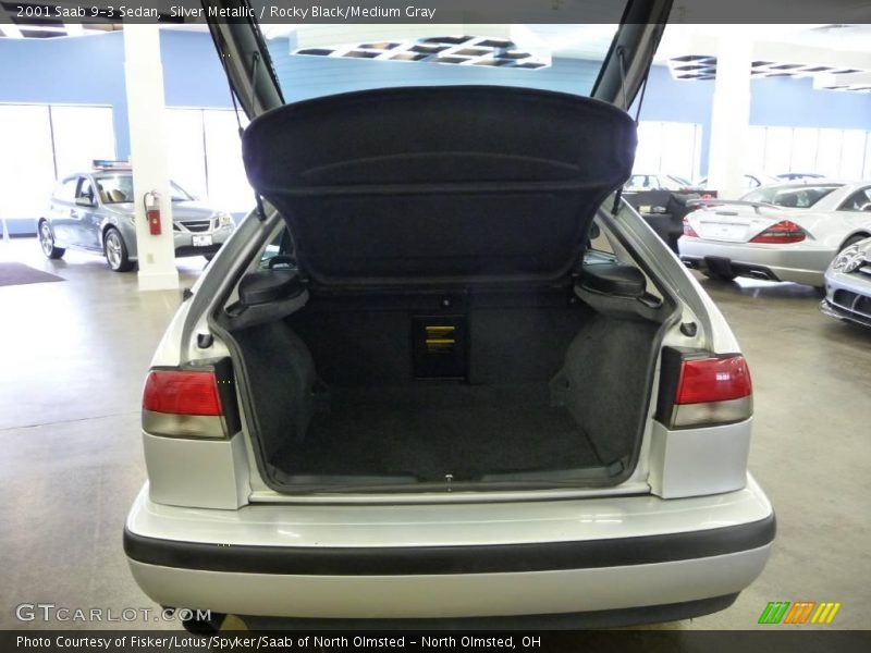 Silver Metallic / Rocky Black/Medium Gray 2001 Saab 9-3 Sedan