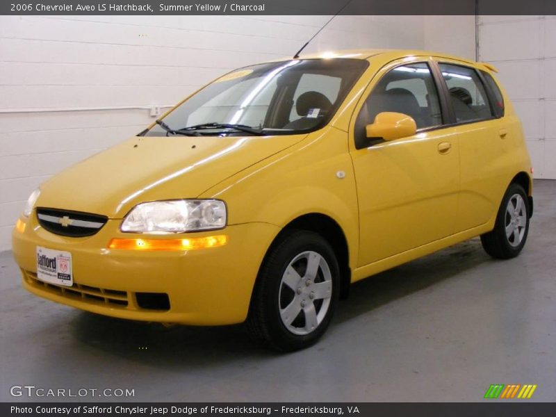 Summer Yellow / Charcoal 2006 Chevrolet Aveo LS Hatchback