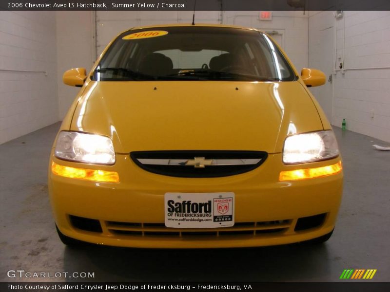 Summer Yellow / Charcoal 2006 Chevrolet Aveo LS Hatchback