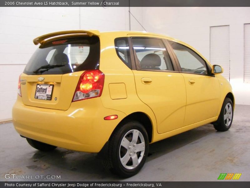 Summer Yellow / Charcoal 2006 Chevrolet Aveo LS Hatchback