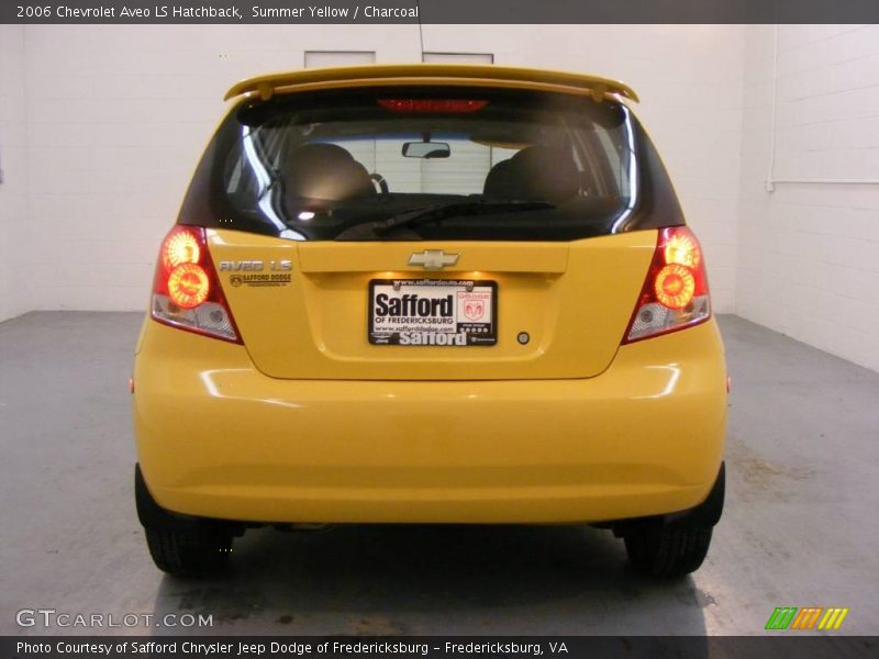 Summer Yellow / Charcoal 2006 Chevrolet Aveo LS Hatchback