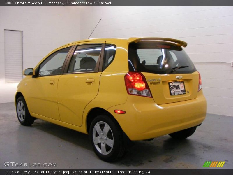 Summer Yellow / Charcoal 2006 Chevrolet Aveo LS Hatchback
