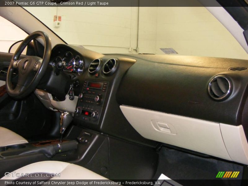 Crimson Red / Light Taupe 2007 Pontiac G6 GTP Coupe
