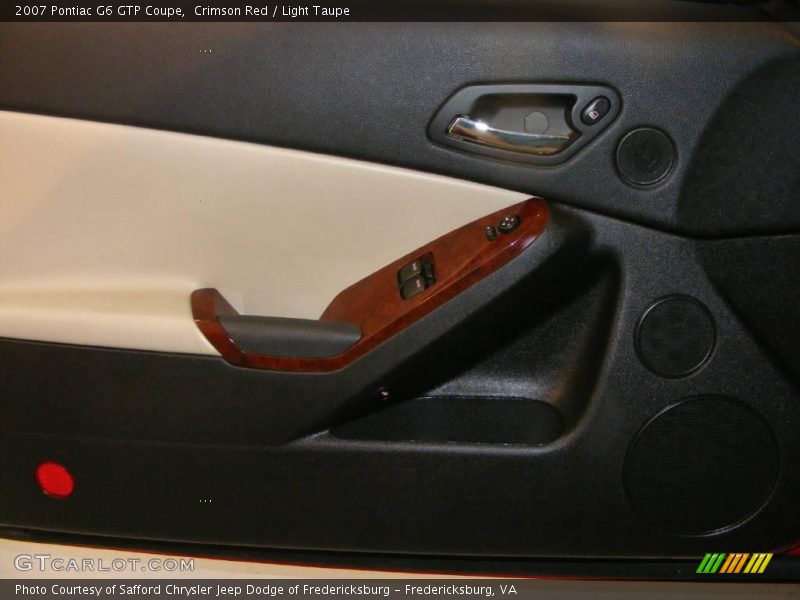 Crimson Red / Light Taupe 2007 Pontiac G6 GTP Coupe
