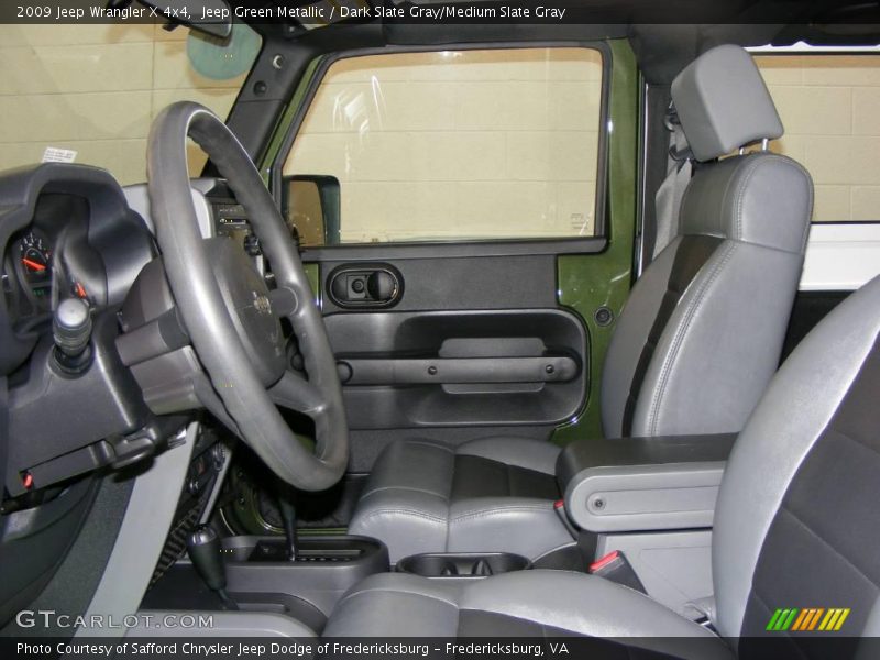 Jeep Green Metallic / Dark Slate Gray/Medium Slate Gray 2009 Jeep Wrangler X 4x4