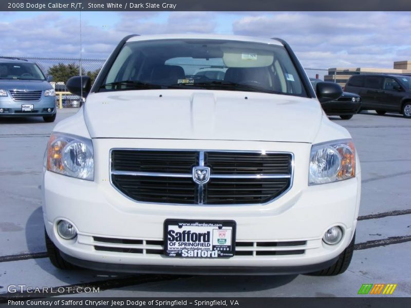 Stone White / Dark Slate Gray 2008 Dodge Caliber R/T