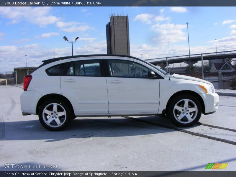 Stone White / Dark Slate Gray 2008 Dodge Caliber R/T