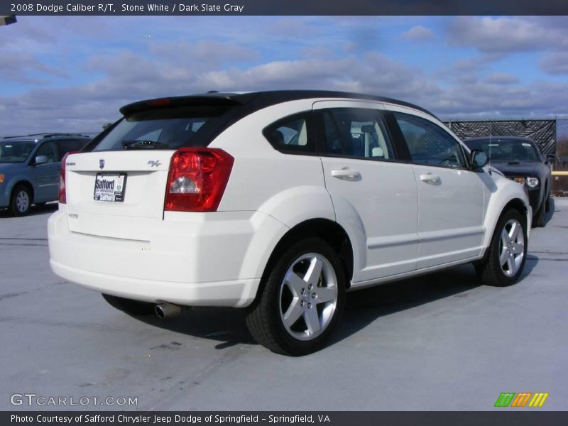 Stone White / Dark Slate Gray 2008 Dodge Caliber R/T