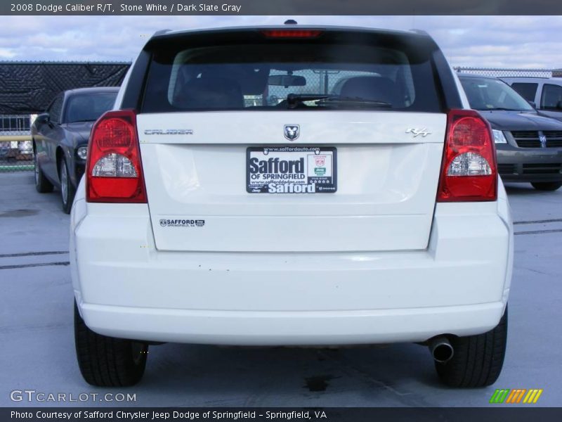 Stone White / Dark Slate Gray 2008 Dodge Caliber R/T