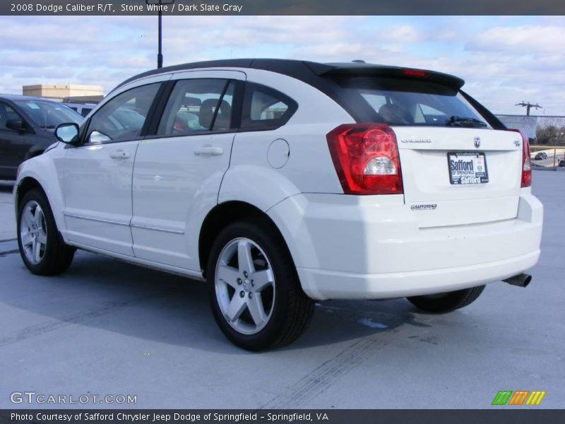 Stone White / Dark Slate Gray 2008 Dodge Caliber R/T