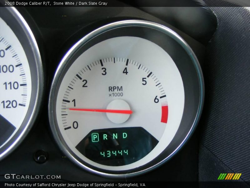 Stone White / Dark Slate Gray 2008 Dodge Caliber R/T