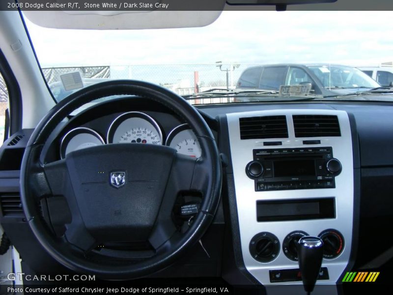 Stone White / Dark Slate Gray 2008 Dodge Caliber R/T