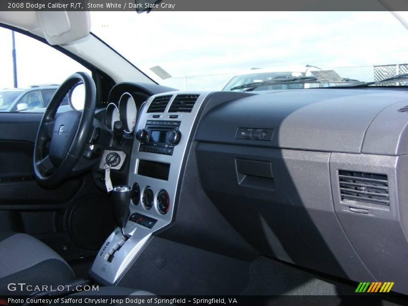Stone White / Dark Slate Gray 2008 Dodge Caliber R/T