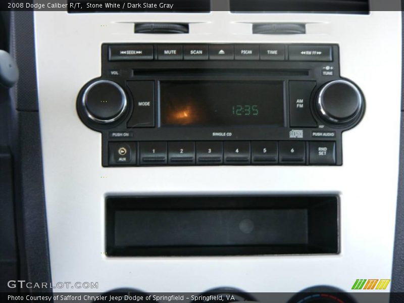 Stone White / Dark Slate Gray 2008 Dodge Caliber R/T