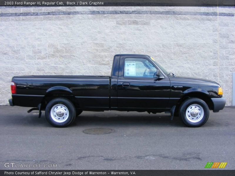 Black / Dark Graphite 2003 Ford Ranger XL Regular Cab