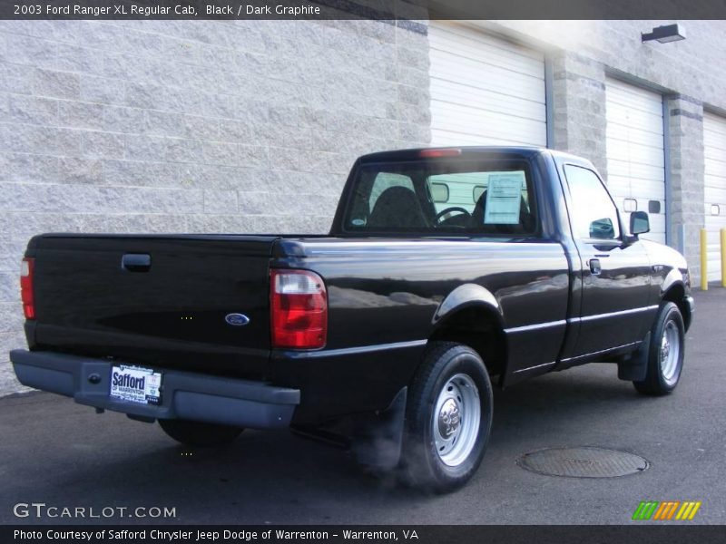 Black / Dark Graphite 2003 Ford Ranger XL Regular Cab