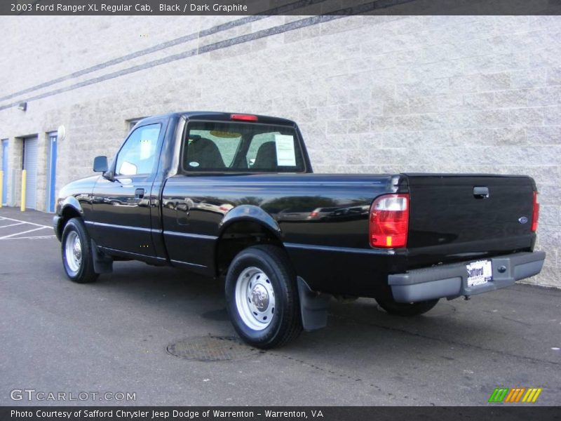 Black / Dark Graphite 2003 Ford Ranger XL Regular Cab