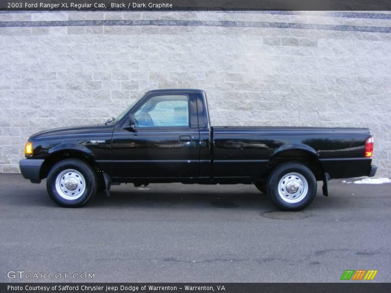 Black / Dark Graphite 2003 Ford Ranger XL Regular Cab