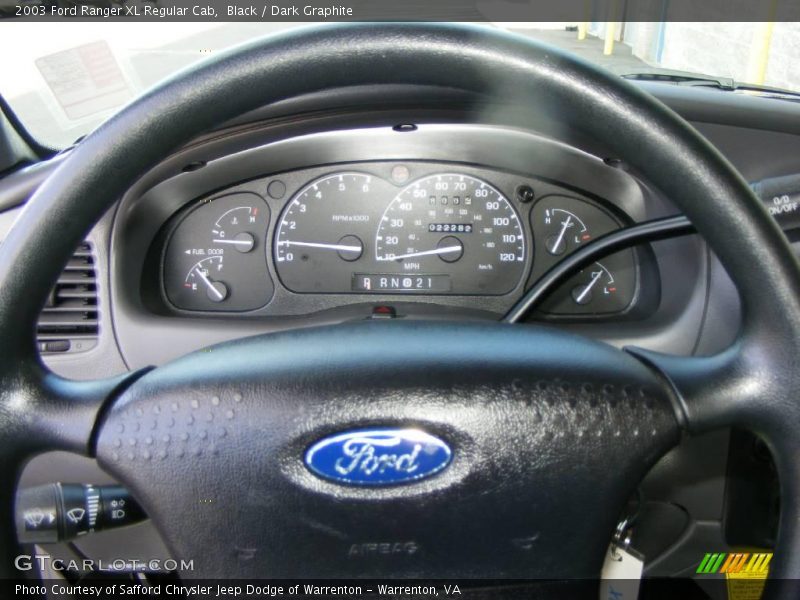 Black / Dark Graphite 2003 Ford Ranger XL Regular Cab