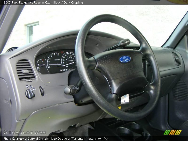 Black / Dark Graphite 2003 Ford Ranger XL Regular Cab