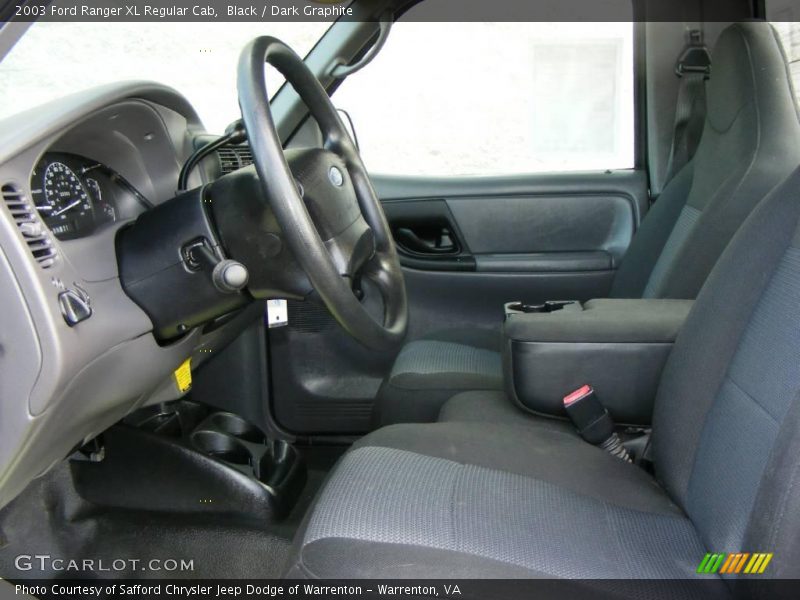 Black / Dark Graphite 2003 Ford Ranger XL Regular Cab