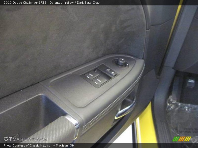 Detonator Yellow / Dark Slate Gray 2010 Dodge Challenger SRT8
