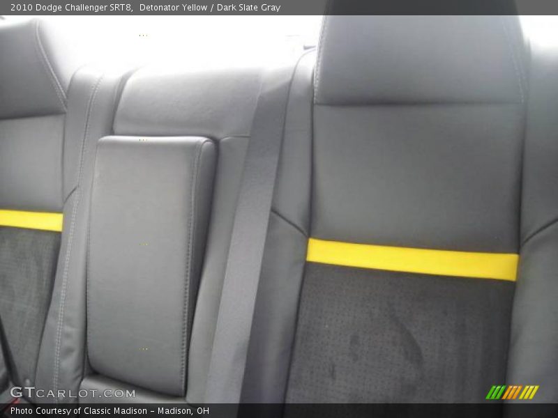 Detonator Yellow / Dark Slate Gray 2010 Dodge Challenger SRT8