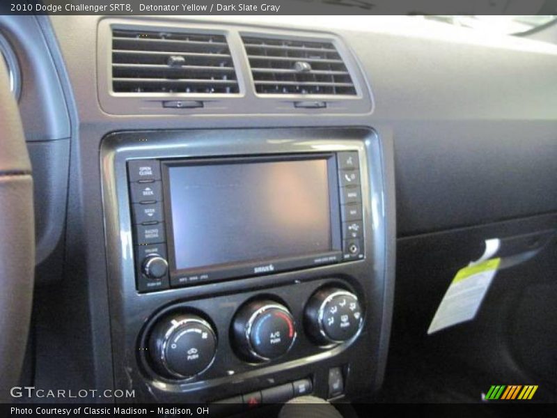Detonator Yellow / Dark Slate Gray 2010 Dodge Challenger SRT8