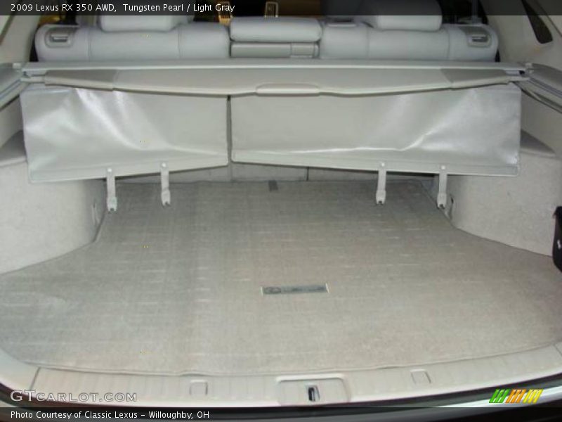 Tungsten Pearl / Light Gray 2009 Lexus RX 350 AWD