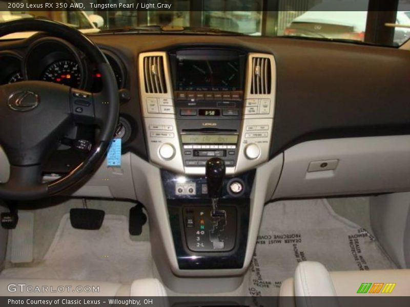 Tungsten Pearl / Light Gray 2009 Lexus RX 350 AWD