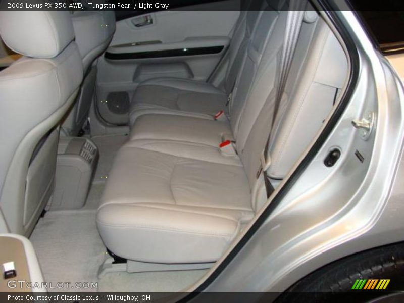 Tungsten Pearl / Light Gray 2009 Lexus RX 350 AWD