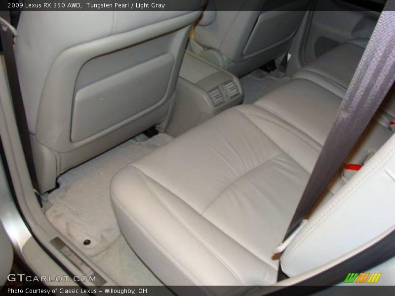 Tungsten Pearl / Light Gray 2009 Lexus RX 350 AWD